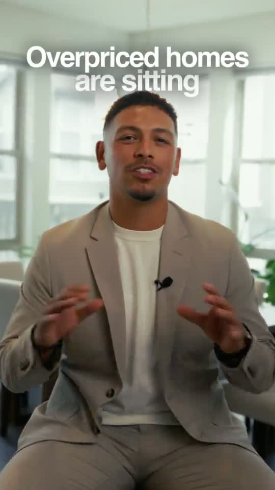 Isaac Ortiz explaining why overpriced homes sit unsold